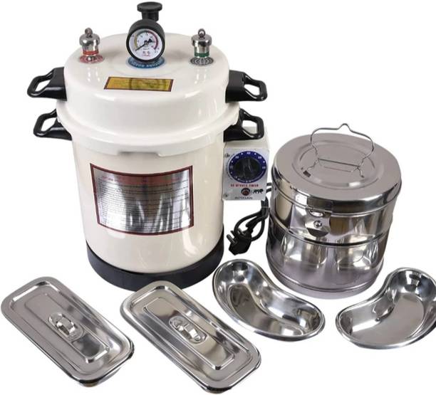 FLORIX Autoclave eletric with timer, drum , 2kidney trays & 2 instrument tray autoclave - 1 Slots