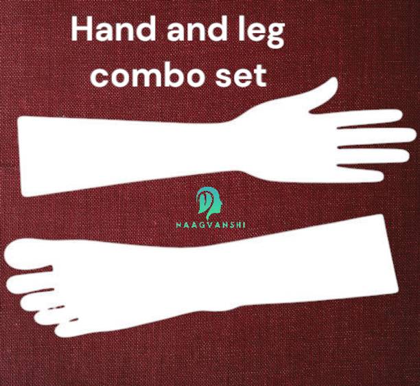 Naagvanshi Henna Practice Set – Reusable Hand & Leg Combo for Mehandi Artists Natural Mehendi