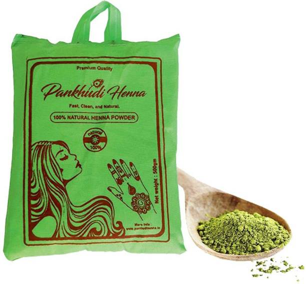 Pankhudi 100% Natural Henna Powder For Hair Rajasthani Organic Mehandi ( 500 Gm)