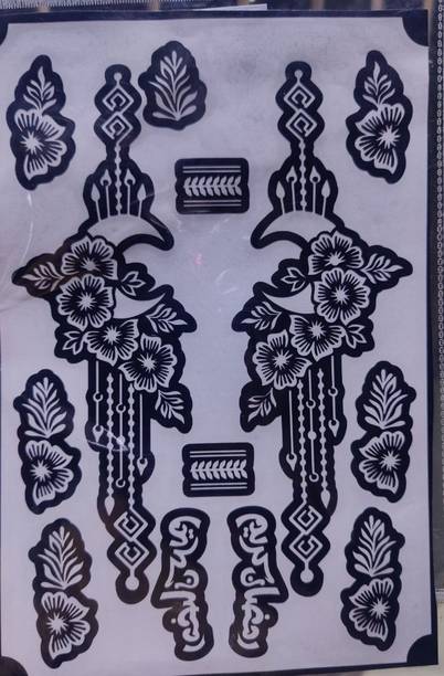 SABZ ORGANICS Sabz Organics Stencils Stickers Natural Mehendi
