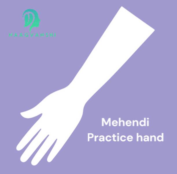 Naagvanshi Acrylic Hand Model for Mehandi Practice Natural Mehendi