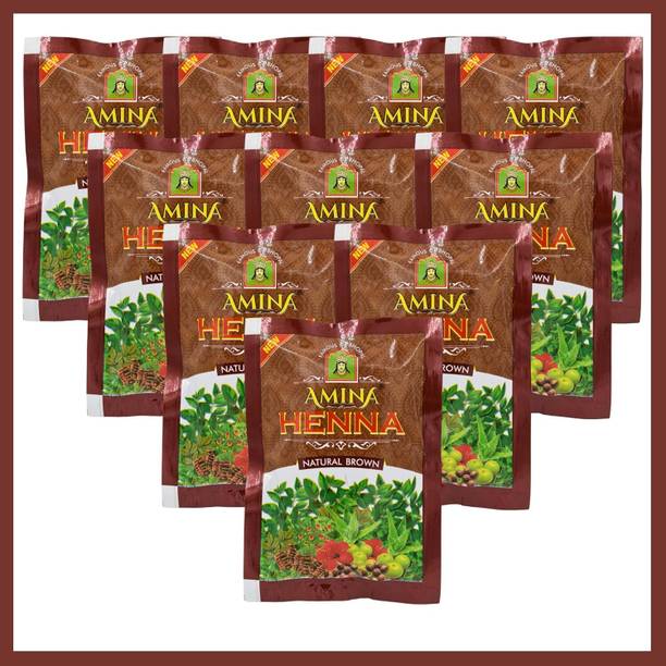 Amina Henna Mehndi , Unisex, Natural Brown Shade | Natural Mehendi