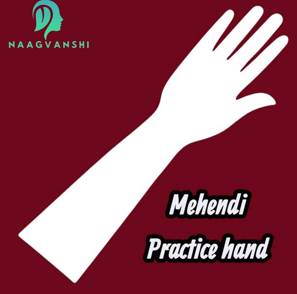 Naagvanshi Acrylic hand for mehendi practice Natural Mehendi