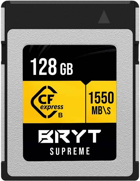 BRYT Supreme Type B 128 GB CFexpress UDMA 7 1550 MB/s  Memory Card