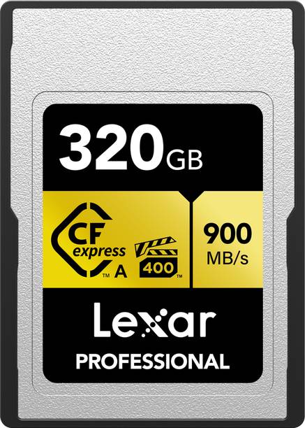 Lexar LCAGOLD320G-RNENG CF EXPRESS GOLD TYPE A 32 GB CFexpress UHS Class 3 900 MB/s Memory Card Compatible with Camera