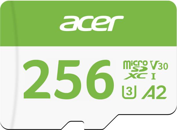 Acer MSC300 256 GB MicroSD Card UHS Class 3 160 MBPS  Memory Card