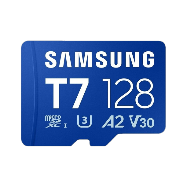 SAMSUNG MB-MB128T/WW T7 128 GB MicroSDXC Class 10 170 MB/s Memory Card Compatible with Camera, Computer, Gaming Console, Mobile, Tablet