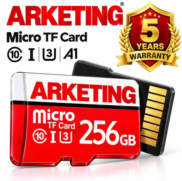 ARKETING ARK-P4L8NZ ARK-P4L8NZ 256 GB Extreme HD Video Class 10 120 MB/s Memory Card Compatible with Camera, Computer, Gaming Console, Mobile, Tablet