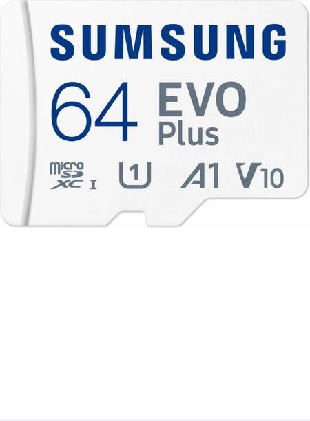EVOPLUS 64 gb EVO PLUS 64 GB Extreme HD Video Class 10 130 MB/s Memory Card Compatible with Camera, Computer, Gaming Console, Mobile, Tablet