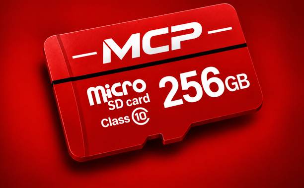 MCP U7 A1HD 256 GB Extreme HD Video Class 10 190 MB/s  Memory Card Compatible with Camera, Computer, Gaming Console, Mobile, Tablet