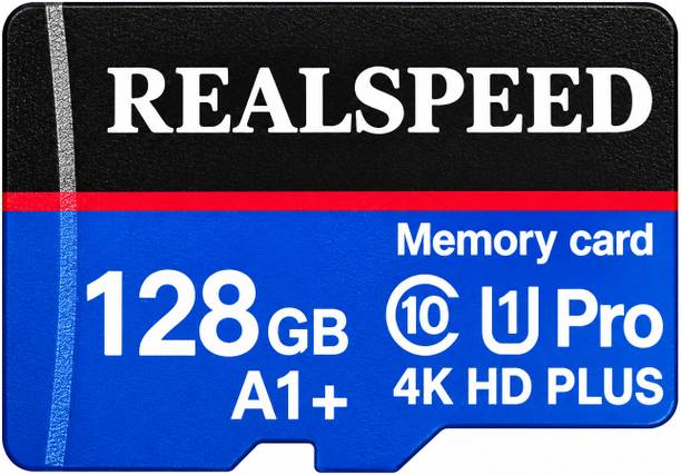 Realspeed R128GB PRO PLUS 128 GB Extreme Pro SDHC Class 10 150 MB/s  Memory Card Compatible with Camera, Computer, Gaming Console, Mobile, Tablet