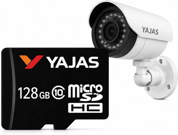 yajas Ultra 128GB microSDXC UHS-I, 140MB/s R, Memory Card 10 128 GB MicroSD Card Class 10 140 MB/s  Memory Card Compatible with Camera, Computer, Gaming Console, Mobile, Tablet