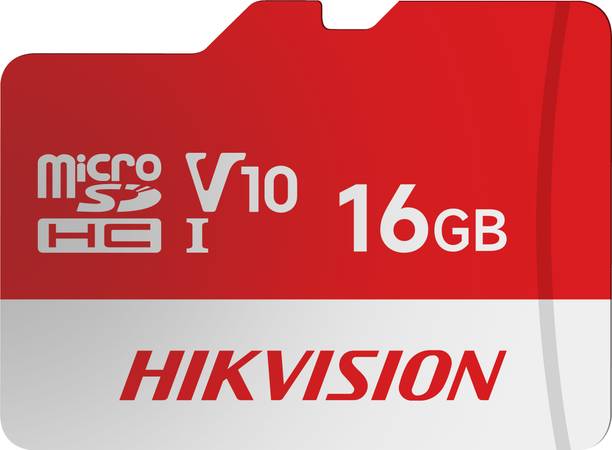 HIKVISION HS-TF-D1(DZ)/16G/INDIA/WW V30 16 GB MicroSDXC Class 10 92 MB/s Memory Card Compatible with Camera, Mobile, Tablet