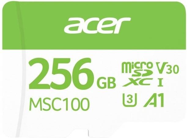 Acer MSC100 MSC100 256 GB MicroSDXC UHS Class 3 100 MB/s Memory Card Compatible with Mobile
