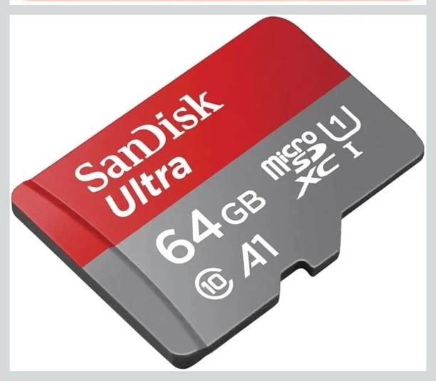 UNIQUEfe SanDisk Ultra® microSD™ card 1 64 GB Memory Stick Micro M2 UDMA 7 140 MB/s  Memory Card Compatible with Computer, Tablet, Camera, Mobile