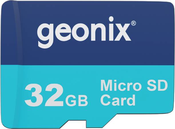 GEONIX GNXSD32GB 150MB/s Read, 70MB/s Write, Memory Card with 5 Years Warranty, 32 GB Memory Stick Class 10 130 MB/s Memory Card Compatible with Camera, Computer, Mobile, Tablet