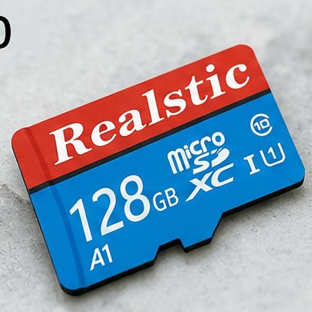Realstic A1 128 GB MicroSD Card Class 10 130 MB/s Memory Card1 A1 128 GB MicroSD Card Class 10 130 MB/s  Memory Card Compatible with Camera, Computer, Mobile, Tablet, Gaming Console