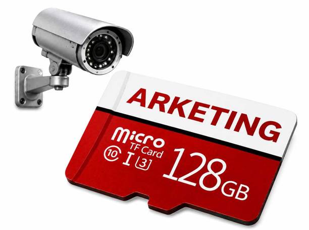 ARKETING Dett128 128 GB 128 GB MicroSD Card Class 10 120 MB/s  Memory Card Compatible with Camera, Computer, Gaming Console, Mobile, Tablet