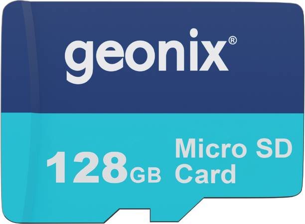 GEONIX GXNSD128GB Ultra 128 GB MicroSD Card Class 10 150 MB/s Memory Card Compatible with Camera, Gaming Console, Computer, Mobile, Tablet
