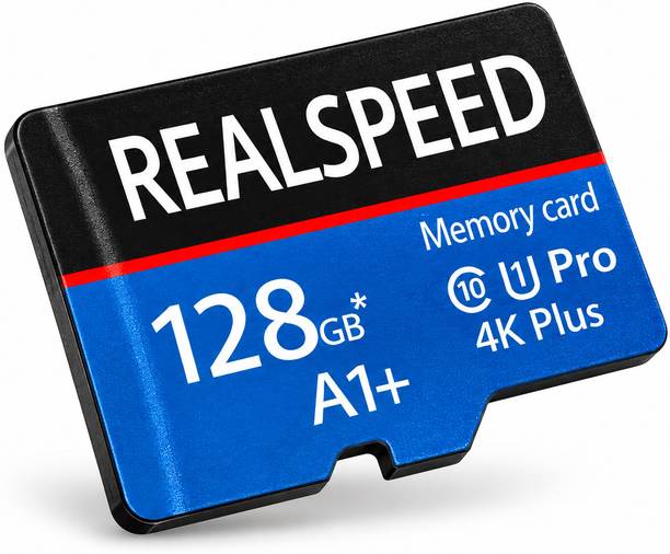 Realspeed RE128GB A1 128 GB MicroSD Card Class 10 140 MB/s  Memory Card Compatible with Camera, Computer, Gaming Console, Mobile, Tablet