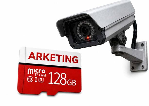 ARKETING For128 128 GB 128 GB MicroSD Card Class 10 120 MB/s Memory Card Compatible with Camera, Computer, Gaming Console, Mobile, Tablet