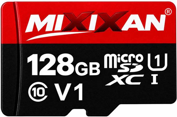 MIXIXAN MICRO SD CARD128GB A1 128 GB MicroSD Card Class 10 100 MB/s Memory Card Compatible with Camera, Computer, Gaming Console, Mobile, Tablet