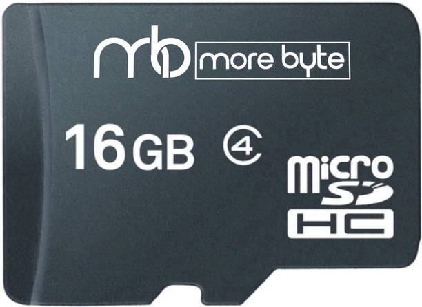 MOREBYTE Ultra 16 GB MicroSD Card Class 10 90 MB/s Memory Card Black 16 GB MicroSD Card Class 10 90 MB/s  Memory Card Compatible with Mobile, Computer, Tablet