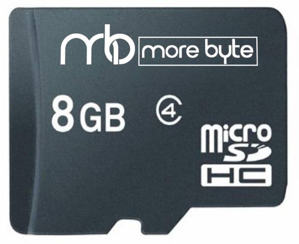 MOREBYTE Ultra 8 GB MicroSD Card Class 10 90 MB/s Memory Card Black 8 GB MicroSD Card Class 10 90 MB/s  Memory Card Compatible with Mobile, Computer, Tablet