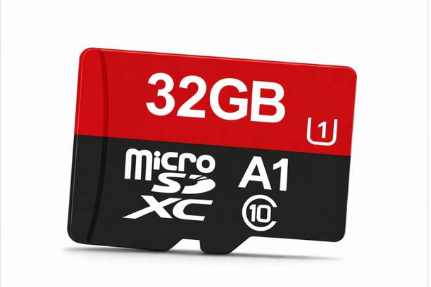 AJ HUB 32GB Micro SDXC Memory Card A1 U1 Class 10 – 4K UHD Ready High-Speed Storage Card for Smartphones, DSLR Cameras, Tablets, Laptops & Gaming Consoles | Fast Data Transfer, Reliable Performance & App Optimization Support 32 GB Memory Card 32 GB MicroSD Card Class 10 95 MB/s Memory Card Compatible with Camera, Computer, Gaming Console, Mobile, Tablet