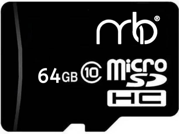 MOREBYTE MicroSD Card Black 64 GB MicroSD Card Class 10 150 MB/s  Memory Card Compatible with Mobile, Camera, Computer, Tablet