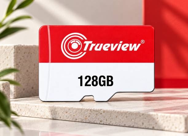 Trueview T29983-AD UHS-3 128 GB MicroSD Card Class 10 73.8 MB/s Memory Card Compatible with Camera, Computer, Gaming Console, Mobile, Tablet