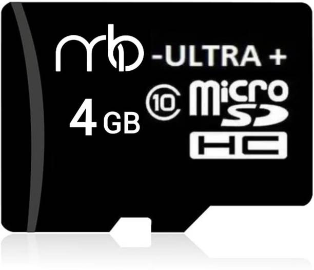 MOREBYTE MicroSD Card Black 4 GB MicroSD Card Class 10 90 MB/s  Memory Card Compatible with Mobile, Camera, Computer, Tablet