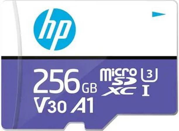 HP MICRO MX330 V30 256 GB MicroSD Card Class 10 100 MB/s  Memory Card Compatible with Camera, Computer, Gaming Console, Mobile, Tablet