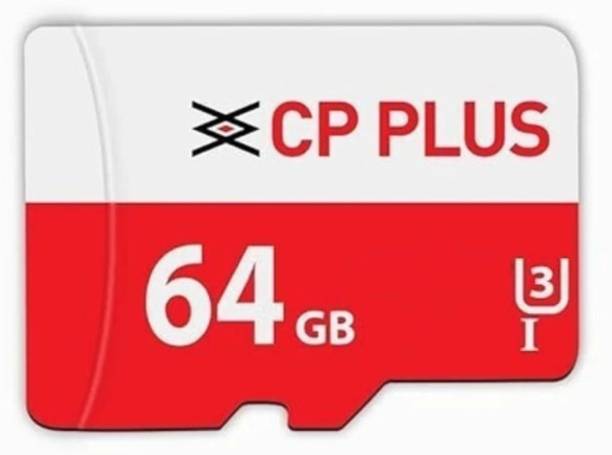 CP PLUS CP-NM64- 64 GB MicroSD Card Class 10 70 MB/s Memory Card Compatible with Camera, Computer, Gaming Console, Mobile, Tablet