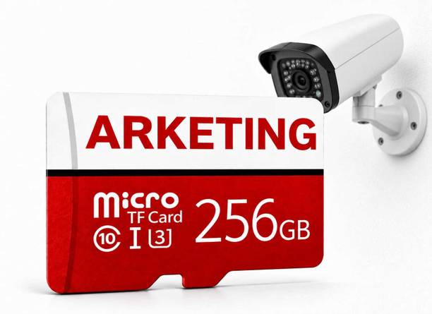 ARKETING NEW 256 256 GB 256 GB MicroSD Card Class 10 120 MB/s  Memory Card Compatible with Camera, Computer, Gaming Console, Mobile, Tablet