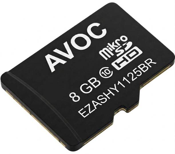 AVOC FLASH Ultra High Speed Transmission Micro HD 8 GB MicroSD Card Class 10 30 MB/s  Memory Card Compatible with Camera, Camera, Gaming Console, Mobile, Tablet