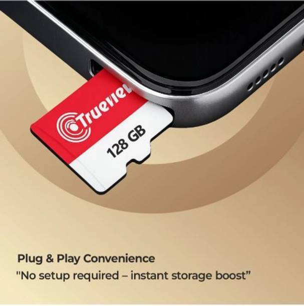 Trueview T29983-A- UHS-3 128 GB MicroSD Card Class 10 73.8 MB/s Memory Card Compatible with Camera, Computer, Gaming Console, Mobile, Tablet