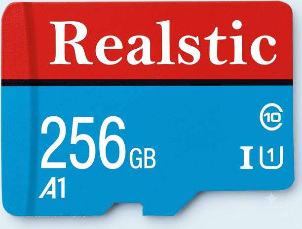 Realstic SD HD A1 Micro Card 256GB Ultra SD HD Memory Card 256 GB MicroSD Card Class 10 100 MB/s Memory Card Compatible with Camera, Computer, Gaming Console, Mobile, Tablet