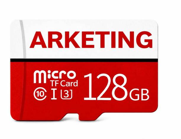 ARKETING 0001 001 128 GB 128 GB MicroSD Card Class 10 120 MB/s  Memory Card Compatible with Camera, Computer, Gaming Console, Mobile, Tablet