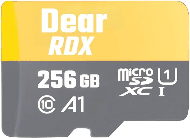 DearRDX 001 XC I 256 GB MicroSD Card Class 10 100 MB/s  Memory Card Compatible with Mobile
