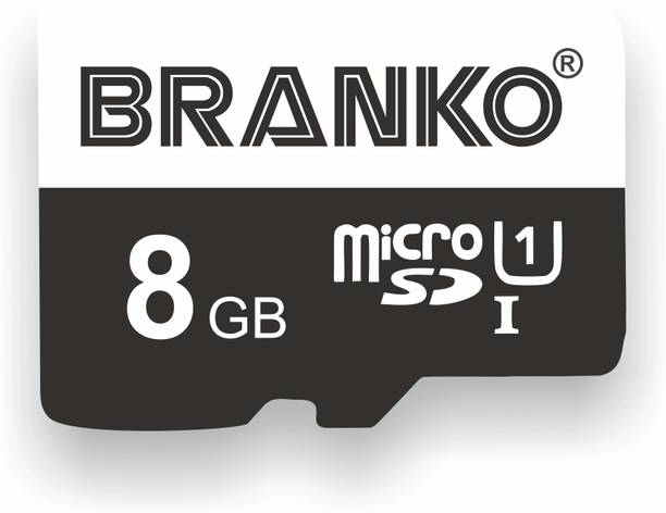 Branko MICRO SD CARD C10_8GB Micro SD Card 8 GB MicroSD Card Class 10 100 MB/s  Memory Card Compatible with Camera, Computer, Mobile