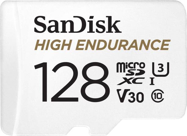 SanDisk High Endurance 128 GB MicroSD Card Class 10 100 MB/s  Memory Card