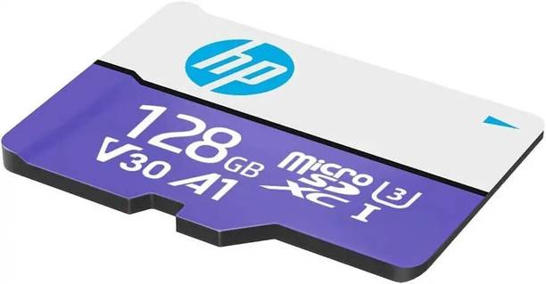 HP MicroSD 128GB A1 200 GB MicroSD Card Class 10 100 MB/s  Memory Card Compatible with Camera, Computer, Gaming Console, Mobile, Tablet