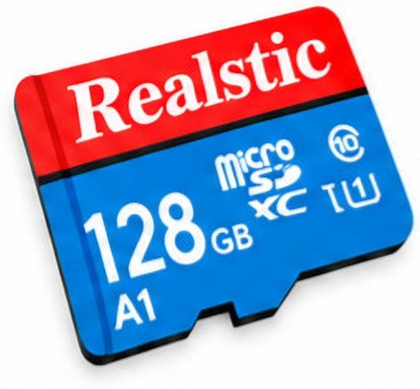 Realstic A1 128 GB Card USB10 130 MB/s Memory Card A1 128 GB MicroSD Card Class 10 130 MB/s  Memory Card Compatible with Camera, Computer, Mobile, Tablet, Gaming Console