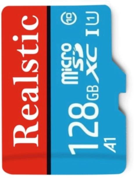 Realstic MMC CARD Memory Card sd card 128 GB MicroSD Card Class 10 130 MB/s  Memory Card Compatible with Camera, Computer, Gaming Console, Mobile, Tablet