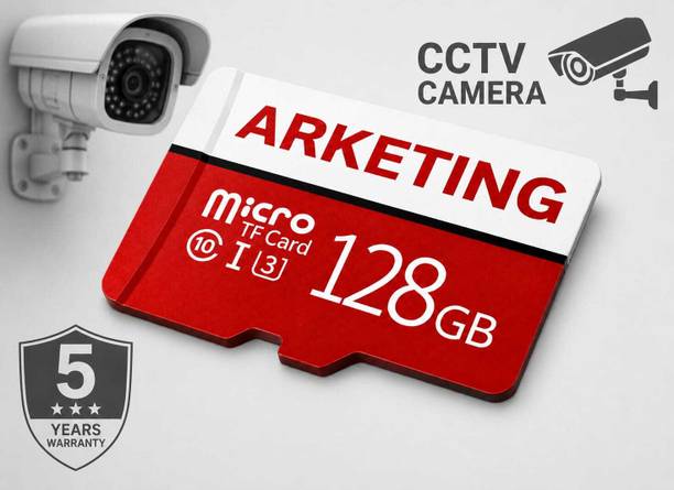 ARKETING Force128 128 GB 128 GB MicroSD Card Class 10 120 MB/s Memory Card Compatible with Camera, Computer, Gaming Console, Mobile, Tablet