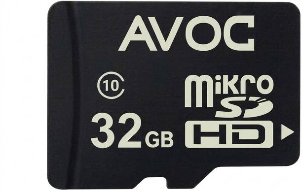 AVOC FLASH A02 MC32 Micro HD 32 GB MicroSD Card Class 10 30 MB/s Memory Card Compatible with Camera, Computer, Gaming Console, Mobile, Tablet