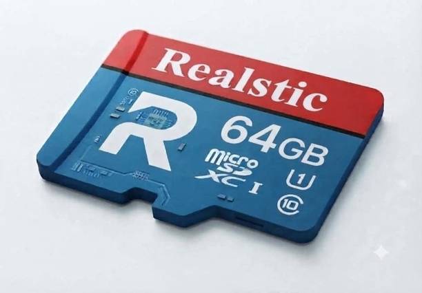 Relastic 64GB Memory Card A1 64 GB MicroSD Card Class 10 130 MB/s  Memory Card Compatible with Camera, Computer, Gaming Console, Mobile, Tablet