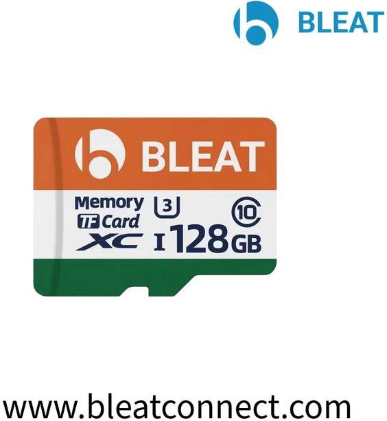 BLEAT 128GB U3 SD CARD | DASHCAM SD CARD|DRONE SD CARD| CAR CAMERA|ADAS CAMERA|4K CAMERA| U3 SD CARD 128 GB MicroSD Card UHS Class 3 150 MB/s  Memory Card Compatible with Camera, Computer, Gaming Console, Mobile, Tablet