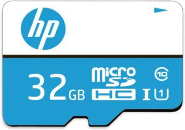 HP 32GB Class 10 Micro SD Memory Card U1 32 GB MicroSD Card Class 10 100 MB/s Memory Card Compatible with Computer, Camera, Mobile, Tablet